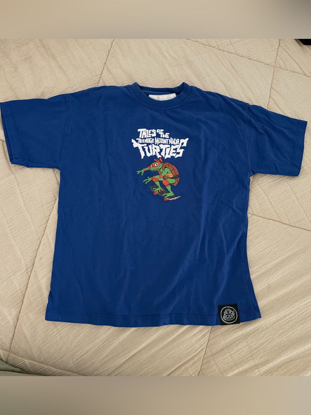 Zara Kids Tales of the Teenage Mutant Ninja Turtles Blue Graphic Tee